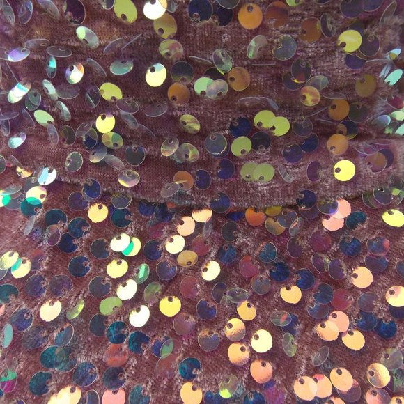 Natalie Mills Gemma Pink Bucket Hat Sequins Velvet Fashion Bling Hip Hop Sparkle - Picture 3 of 3